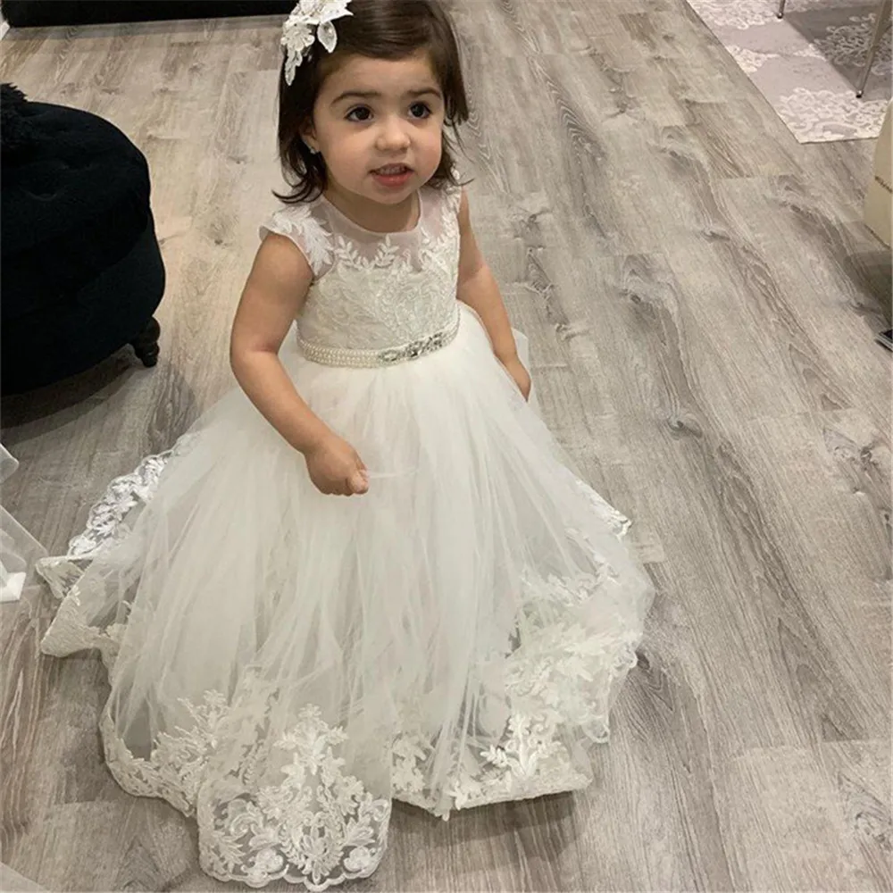 ชุดเดรสเด็กผู้หญิง ลูกไม้ สำหร - Toddler Girl Tulle Party Dress บทวิจารณ์และราคา