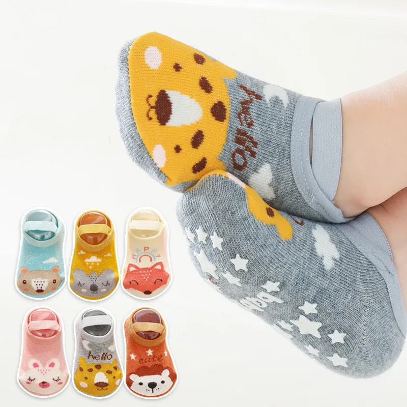 0-3Years ทารกแรกเกิดเด็กทารกถุ - Unisex Baby Socks Non Slip บทวิจารณ์และราคา