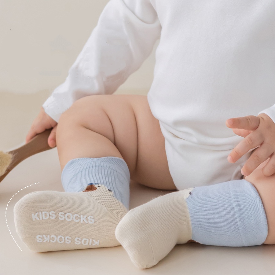 ถุงเท้าเด็กแรกเกิดลายการ์ตูนสั - Unisex Baby Socks Non Slip บทวิจารณ์และราคา