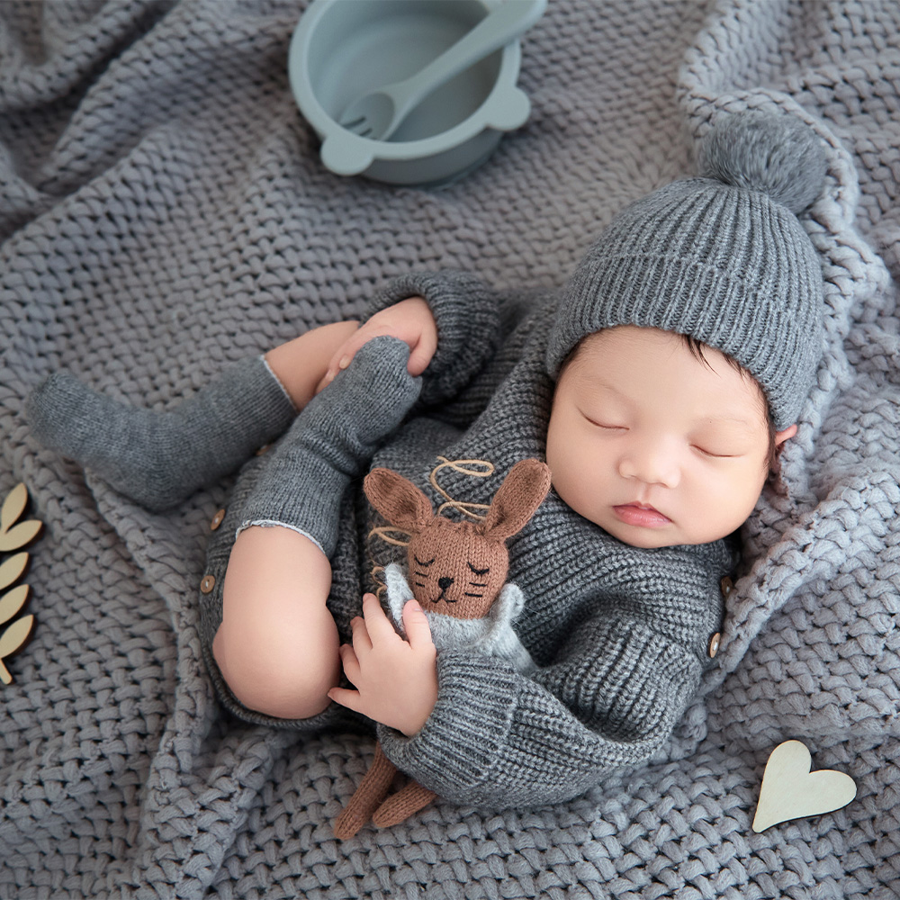 ชุดถ่ายภาพทารกแรกเกิดธีม Hello - Infant Photography Props Outfit บทวิจารณ์และราคา