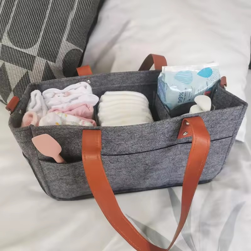 กระเป๋าจัดระเบียบผ้าสักหลาดสำห - Nursery บทวิจารณ์และราคา