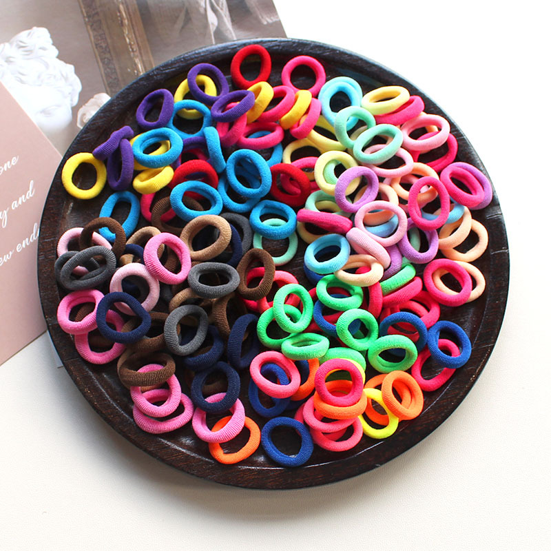 100 ชิ้น/ล็อตผมวงยืดหยุ่นสําหร - Baby Gear บทวิจารณ์และราคา